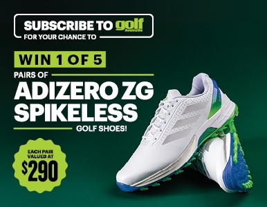 SUBSCRIBE FOR YOUR CHANCE TO WIN A PAIR OF ADIZERO ZG GOLF SHOES!
