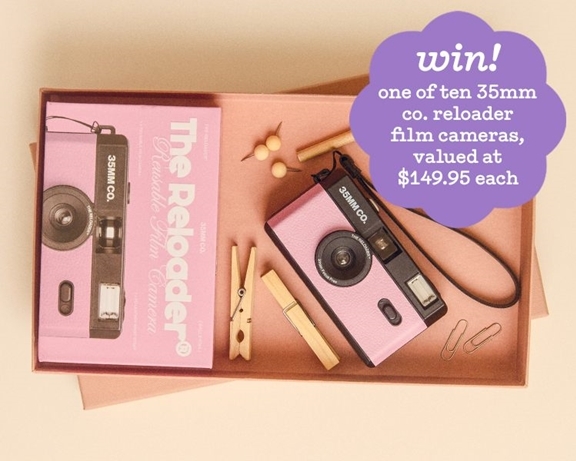 SUBSCRIBE FOR A CHANCE TO WIN ONE OF TEN 35mm CO. FILM CAMERAS!
