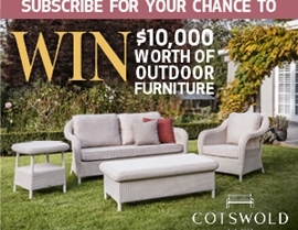 SUBSCRIBE FOR YOUR CHANCE TO WIN $10,000 WORTH OF OUTDOOR FURNITURE!