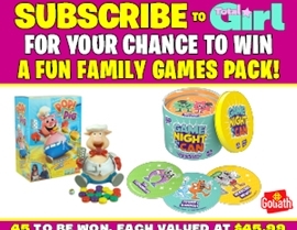SUBSCRIBE FOR YOUR CHANCE TO WIN A FUN FAMILY GAMES PACK!
