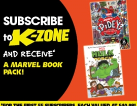 SUBSCRIBE AND RECEIVE A FREE* MARVEL BOOK PACK!