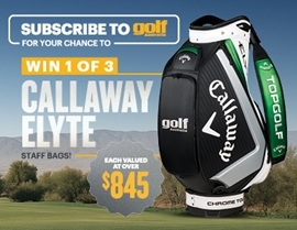 SUBSCRIBE FOR YOUR CHANCE TO WIN A GOLF AUSTRALIA CALLAWAY ELYTE BAG
