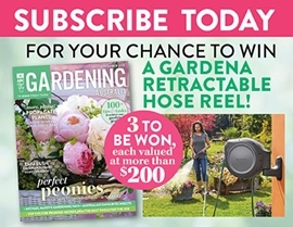SUBSCRIBE FOR YOUR CHANCE TO WIN A GARDENA RETRACTABLE HOSE REEL!