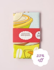 frankie tea towel - dishes Magazine