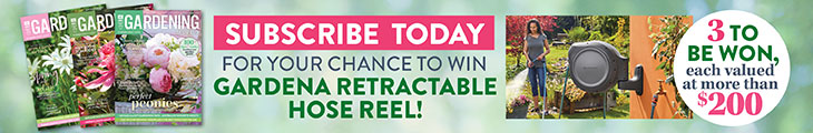 SUBSCRIBE FOR YOUR CHANCE TO WIN A GARDENA RETRACTABLE HOSE REEL!