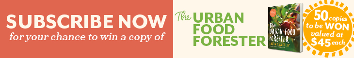 SUBSCRIBE FOR YOUR CHANCE TO WIN A COPY OF THE URBAN FOOD FORESTER!