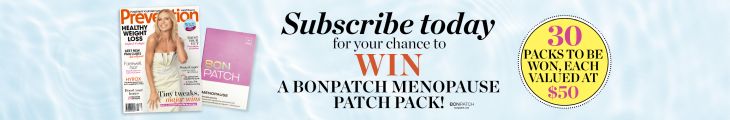  SUBSCRIBE FOR YOUR CHANCE TO WIN A BONPATCH MENOPAUSE PATCH PACK!