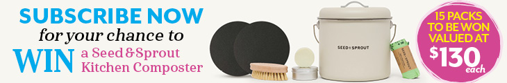 SUBSCRIBE FOR YOUR CHANCE TO WIN A KITCHEN COMPOST BIN STARTER SET!