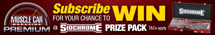SUBSCRIBE TO AUSTRALIAN MUSCLE CAR PREMIUM FOR A CHANCE TO WIN!