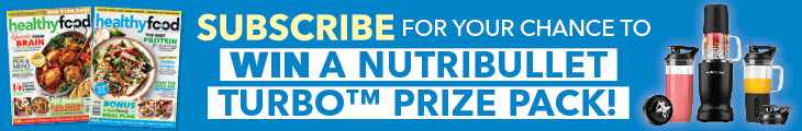 SUBSCRIBE FOR YOUR CHANCE TO WIN A NUTRIBULLET TURBO ULTIMATE PACK